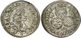Österreich, Leopold I., 3 Kreuzer 1666, Graz
Austria, Leopold I, 3 krajcary 1666, Graz 
Grade: XF+ 

WORLD COINS - AUSTRIA