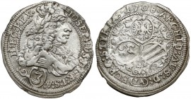 Österreich, Joseph I., 3 Kreuzer 1708, Graz
Austria, Józef I, 3 krajcary 1708, Graz 
Grade: XF- 

WORLD COINS - AUSTRIA
