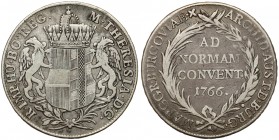 Österreich, Maria Theresia, Taler 1766, Burgau
Austria, Maria Teresa, Talar 1766, Burgau Srebro, średnica 40,5 mm, waga 27,69 g.&nbsp; Reference: Kra...