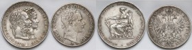 Österreich, 2 Gulden 1879 und Taler 1858 (2 Stücke)
Austria, 2 guldeny 1879 i talar 1858 (2szt) 
Grade: 3, 3+ 

WORLD COINS - AUSTRIA