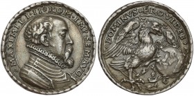 Österreich, Maximilian II., Medaille 1572
Austria, Maksymilian II, Medal 10. rocznica wyboru na króla rzymskiego 1572 Medal wybity&nbsp;z okazji 10 r...