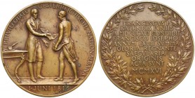Österreich, Medaille - 100. Jahrestag Oesterreichische Nationalbank 1816-1916
Austria, Medal, 100. rocznica Narodowego Banku Austrii 1816-1916 Wyraźn...