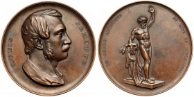 Belgia, Medal 1851 - Louis Jehotte Brąz, średnica 67,7 mm, waga 114,64 g.&nbsp; 
Grade: XF/XF+ 

WORLD COINS - EUROPE BELGIUM