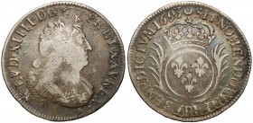 Francja, Ludwik XIV, 1/2 Ecu 1693 O, Riom Srebro, średnica 34,3 mm, waga 13,15 g.&nbsp; Reference: Krause KM#295.15
Grade: F-VF 

WORLD COINS - EUR...