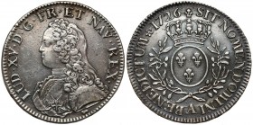 Francja, Ludwik XV, Ecu 1726 A, Paryż Srebro, średnica 41,6 mm, waga 29,26 g.&nbsp; 
Grade: VF+ 

WORLD COINS - EUROPE France / Frankreich