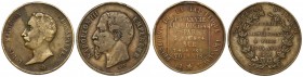 Francja, Żetony Paryż 1848 i 1859, zestaw (2szt) 
Grade: VF 

WORLD COINS - EUROPE France / Frankreich