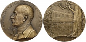 Francja, Marechal Foch, Medal 1918 Brąz, średnica 68.20 mm, waga 161.66 g. 

Grade: UNC/AU 

WORLD COINS - EUROPE France / Frankreich