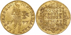 Niderlandy, Dukat 1777, Holland Złoto, waga 3.477 g
Reference: Friedberg 250
Grade: XF 

WORLD COINS - EUROPE Netherlands / Niederlande