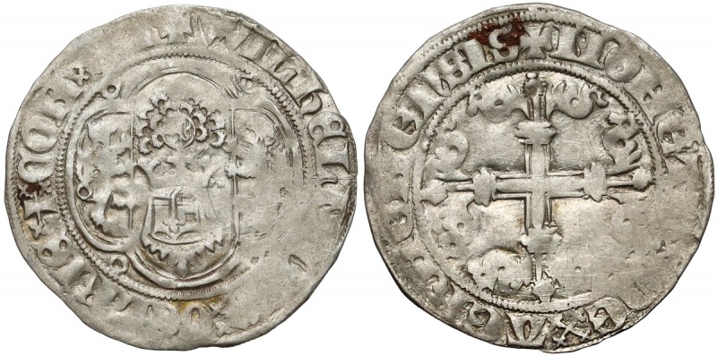 Niderlandy, Willem I (1379-1402), Grosz Srebro, waga 2.23 g

Grade: VF+ 

WO...