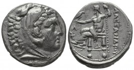 MACEDON. Kingdom of Macedon. Alexander III (the Great) 336-323 B.C. AR Tetradrachm, Amphipolis Mint, ca. 315-294 B.C.
Pr-458; Muller-40. Head of Herac...