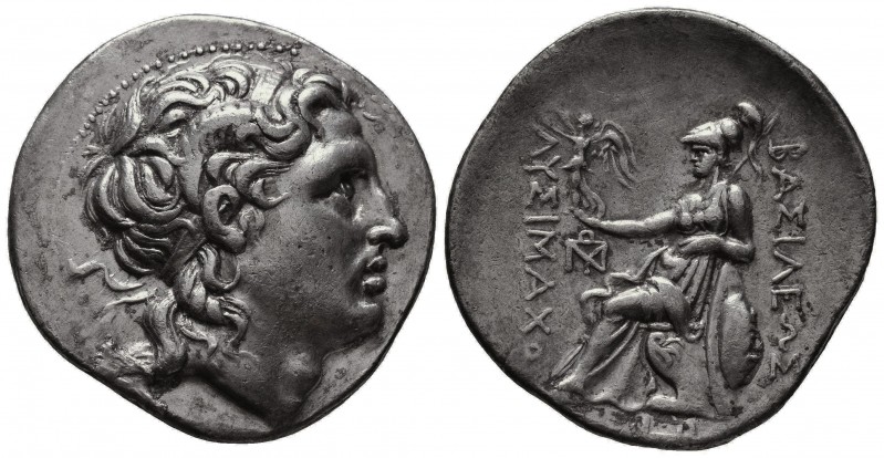 KINGS of THRACE. Lysimachos. 305-281 BC. AR Tetradrachm. Amphipolis mint. Struck...