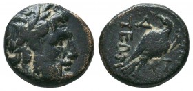 Greek Coins, Ae Unidentified !

Condition: Very Fine


Weight: 3,4 gram
Diameter: 14,5 mm