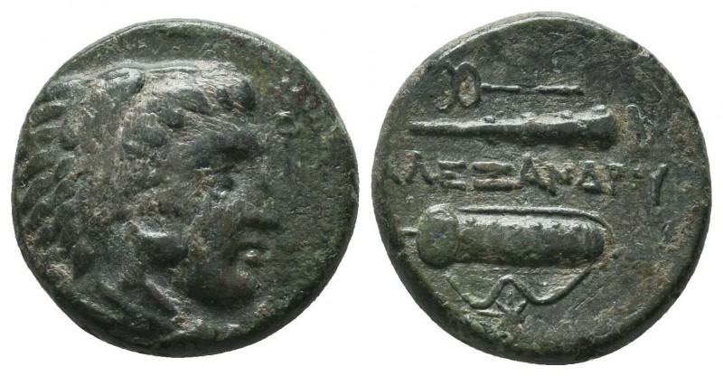 Macedonian Kingdom. Alexander III the Great. 336-323 B.C. AE 

Condition: Very F...
