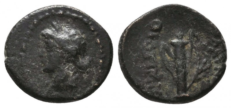 Greek Coins, Ae C. 1st -2nd BC

Condition: Very Fine


Weight: 2,5 gram
Diameter...