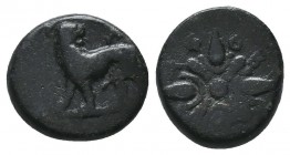 IONIA. Miletos. Ae (Circa 259-246 BC).

Condition: Very Fine


Weight: 2,2 gram
Diameter: 12,8mm