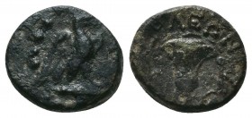 CILICIA. Soloi. Ae (Circa 1st century BC). 

Condition: Very Fine


Weight: 1,8 gram
Diameter: 12,8 mm
