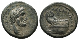 THRACE, Coela. Antoninus Pius. AD 138-161. Æ . Laureate head right / Prow left. Varbanov 2888

Condition: Very Fine


Weight: 4,6 gram
Diameter: 18,8 ...