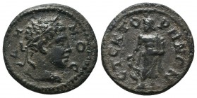 PHRYGIA. Stectorium. Pseudo-autonomous. Time of Marcus Aurelius and Lucius Verus (161-169). Ae. Fl. Likinnianos, magistrate. Obv: СΤЄΚΤΟΡΗΝΩΝ. Head of...