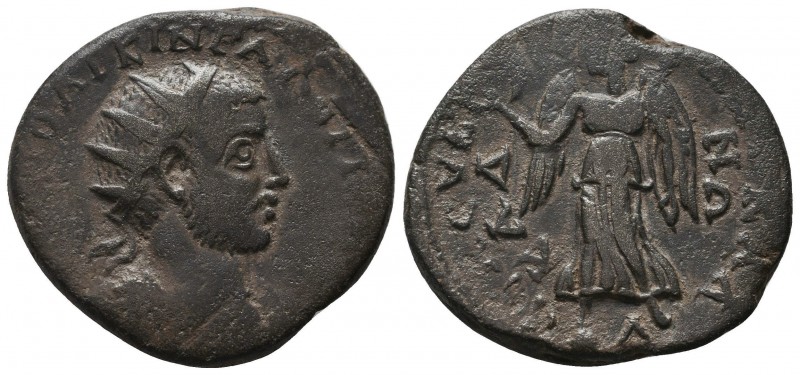 Gallienus Æ33 of Seleucia ad Calycadnum, Cilicia. AD 253-268. Radiate and cuiras...