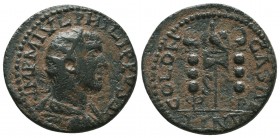 Philip I Pisidia, AE Antioch 244-249 AD.

Condition: Very Fine


Weight: 9,9 gram
Diameter: 24,2 mm