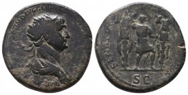 TRAIANUS, AD 98-117. Dupondius, 

Condition: Very Fine


Weight: 13,5 gram
Diameter: 26,5 mm