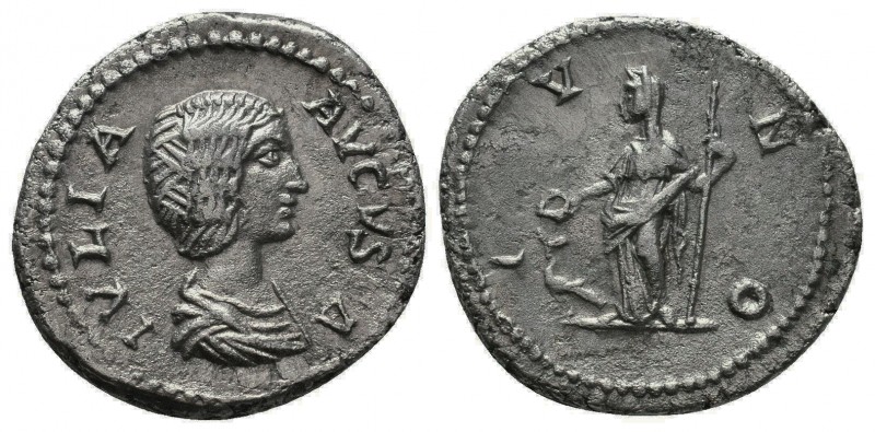 Julia Domna (+217) - AR Denarius

Condition: Very Fine


Weight: 3,2 gram
Diamet...