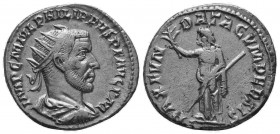 Philippus I. (244-249 AD). AR Antoninianus

Condition: Very Fine


Weight: 3,0 gram
Diameter: 21,8 mm