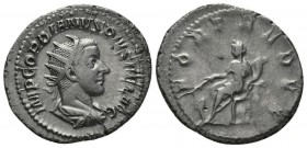 Gordianus III Pius (238-244 AD). AR Antoninianus

Condition: Very Fine


Weight: 3,9 gram
Diameter: 23,5 mm