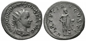 Gordianus III Pius (238-244 AD). AR Antoninianus

Condition: Very Fine


Weight: 4,5 gram
Diameter: 22,5 mm
