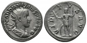 Gordianus III Pius (238-244 AD). AR Antoninianus

Condition: Very Fine


Weight: 4,3 gram
Diameter: 21,1 mm