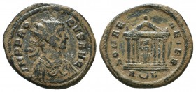 Probus (276-282 AD). AE Antoninianus 

Condition: Very Fine


Weight: 5,2 gram
Diameter: 23,9 mm