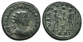 Carinus, as Caesar (282-283 AD). AE silvered Antoninianus 

Condition: Very Fine


Weight: 4,4 gram
Diameter: 20,6 mm
