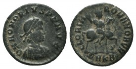 Honorius 393 - 423 AD. Ae

Condition: Very Fine


Weight: 1,7 gram
Diameter: 17 mm