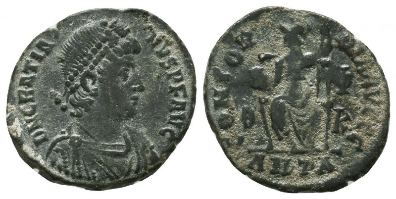 Gratian. A.D. 367-383. AE

Condition: Very Fine


Weight: 2,4 gram
Diameter: 18,...