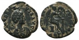 Aelia Eudoxia. Augusta, A.D. 400-404. AE 

Condition: Very Fine


Weight: 2,5 gram
Diameter: 16,5 mm