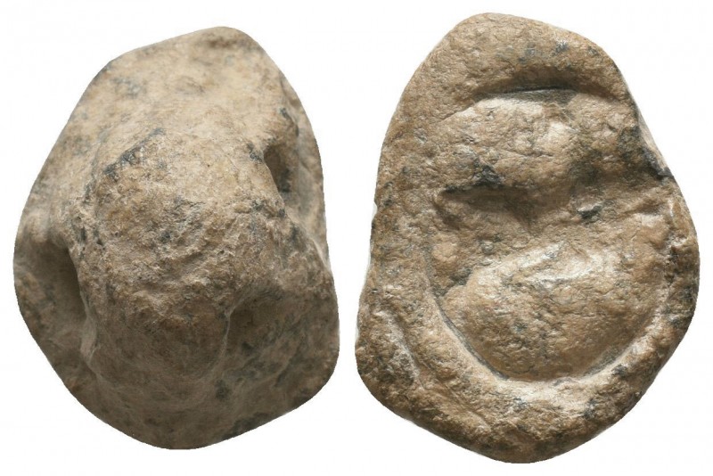 Uncertain roman conical lead seal 
 (2nd/3rd cent. AD)

Condition: Very Fine


W...