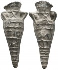 Crusaders Lead Pilgrims Ampulla with inscription on it

Condition: Very Fine


Weight: 16,1 gram
Diameter: 41,9 mm