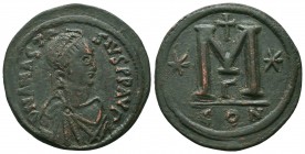 Byzantine Empire, Anastasius I (491-518), Ae Follis

Condition: Very Fine


Weight: 19,1 gram
Diameter: 36,5 mm
