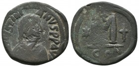 Byzantine Empire, Justinian I (527-565) AE follis

Condition: Very Fine


Weight: 16,1 gram
Diameter: 30 mm