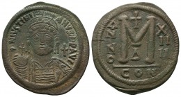 Byzantine Empire, Justinian I (527-565) AE follis

Condition: Very Fine


Weight: 23,7 gram
Diameter: 39,7 mm