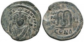 Tiberius II. Constantinus, 578 - 582 AD.

Condition: Very Fine


Weight: 15 gram
Diameter: 34,2 mm