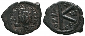 Maurice Tiberius. 582-602. AE

Condition: Very Fine


Weight: 5,0 gram
Diameter: 22,3 mm