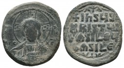 Byzantine Anonymous ca. 1028-1034. AE follis,

Condition: Very Fine


Weight: 14,1 gram
Diameter: 30,3 mm