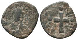 Byzantine Anonymous ca. 1028-1034. AE follis,

Condition: Very Fine


Weight: 4,8 gram
Diameter: 22,7 mm