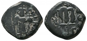 Arab Byzantine Coins Constans II type. . AE follis, 

Condition: Very Fine


Weight: 4,9 gram
Diameter: 23,5 mm
