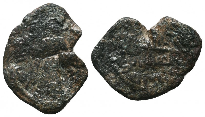 Arab -Byzantine Coins, Ae

Condition: Very Fine


Weight: 2,4 gram
Diameter: 24,...