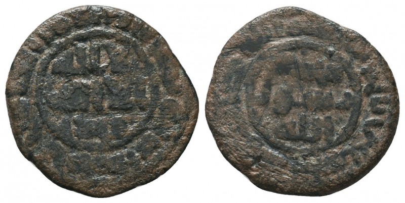 Umayyad Caliphate. AE fals.

Condition: Very Fine

Weight: 3,2 gram
Diamete...