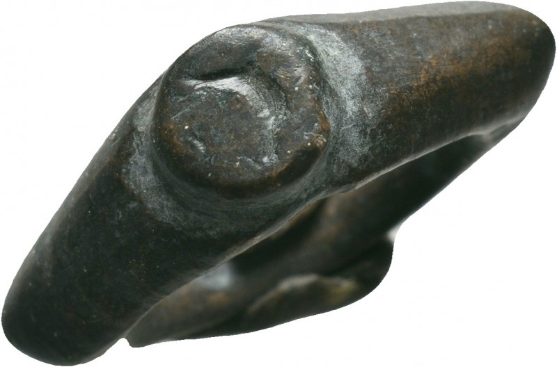 Ancient Roman Seal ring , bird on bezel .

Condition: Very Fine


Weight: 14 gra...