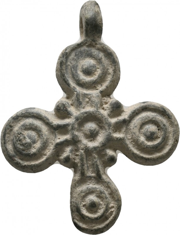 Byzantine Cross Pendant ,

Condition: Very Fine


Weight: 6,1 gram
Diameter: 37,...