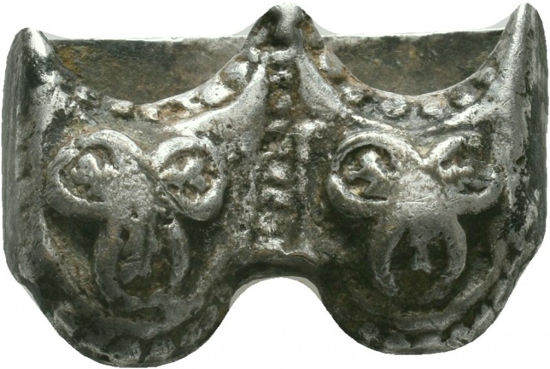Ancient Roman silver military / legionary Belt Buckle c. 1st-3rd century AD.

Co...